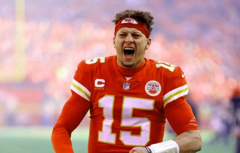 an American soccer player yells out